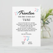 双子の最初の父の日 案内状 (スタンド正面)