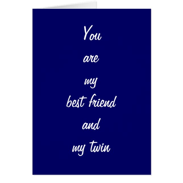 双子の最高の誕生日=友賛美友 (正面)