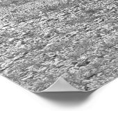 双子の歩く白黒ポスター ポスター (角)