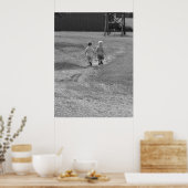 双子の歩く白黒ポスター ポスター (キッチン)