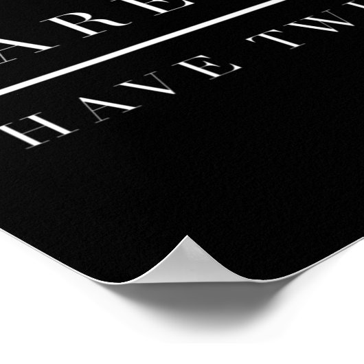 双子の母さんがいる私を怖がらせることはできないパパツインボーイ ポスター (角)