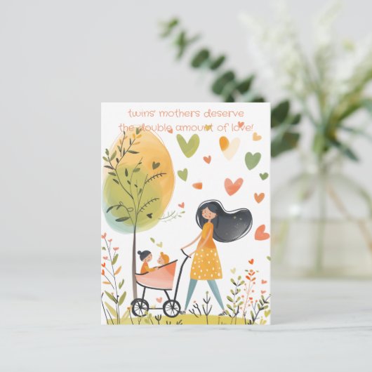 双子の母 ポストカード (スタンド正面)