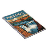 双子の滝アイダホ ノートブック (右側)