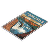 双子の滝アイダホ ノートブック (左側)