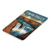 双子の滝アイダホ マグネット (左側)