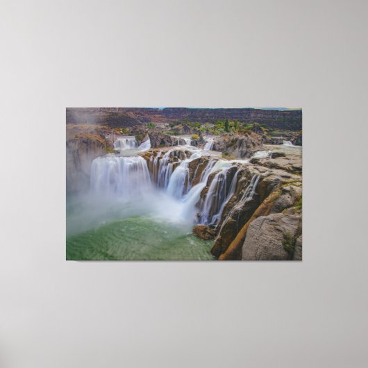 双子の滝 キャンバスプリント (正面)