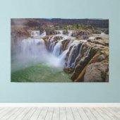 双子の滝 キャンバスプリント (インサイチュ (ウッドフロア))