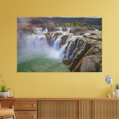 双子の滝 キャンバスプリント (インサイチュ (リビング))