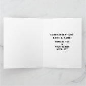 双子の男の子おめでとう カード (内部)