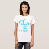 双子の男の子だ Tシャツ (正面フル)