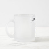 双子の男の子と女の子の新しいママTシャツ フロストグラスマグカップ (左)