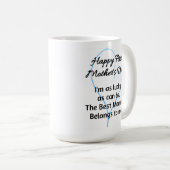 双子の男の子のための最初の母の日のコーヒーマグ コーヒーマグカップ (正面右)