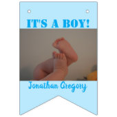 『双子の男の子のバンティング·バナー』 バンティングフラッグ (第2の旗)