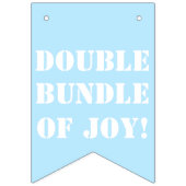 『双子の男の子のバンティング·バナー』 バンティングフラッグ (第1の旗)