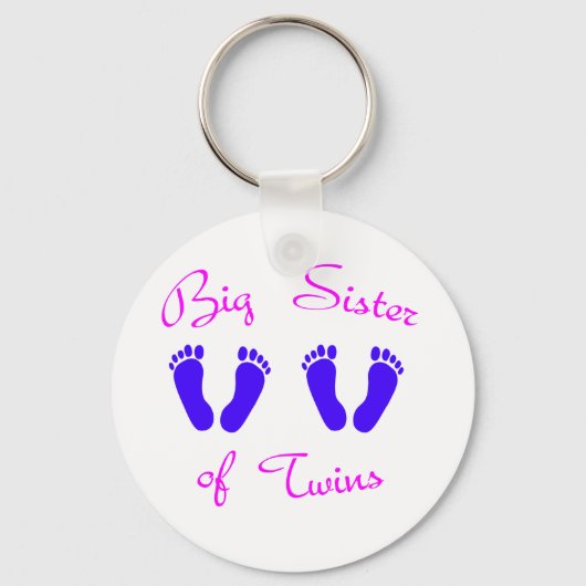 双子の男の子の姉 キーホルダー (正面)