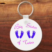 双子の男の子の姉 キーホルダー (正面)