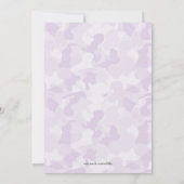 双子の男の子の赤ちゃんシャワー招待状 招待状 (裏面)