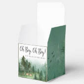 双子の男の子 鹿の森のベビーシャワー フェイバーボックス (オープン)