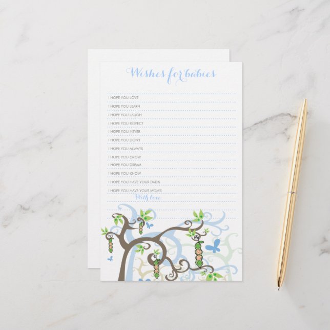 双子の男の赤ちゃんのポッドゲームの青いエンドウ (正面/裏面インサイチュ)