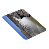 双子の秋のスネーク川に秋を押し寄せ マグネット (右側)