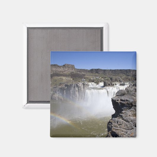 双子の秋のスネーク川に秋を押し寄せ マグネット (正面/裏面)