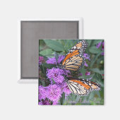 双子の蝶/ハッピーマザーの日 マグネット (正面/裏面)