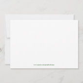 双子の誕生のお知らせ 案内状 (裏面)