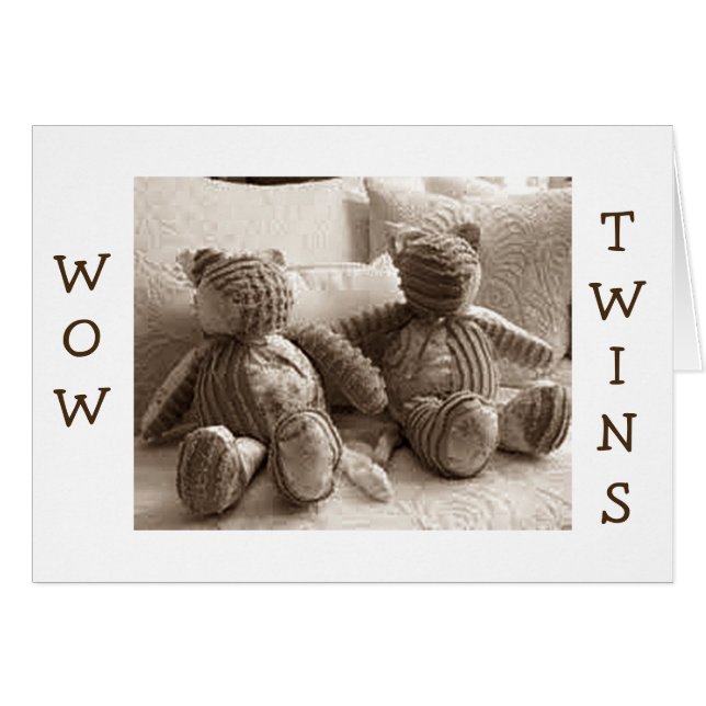 双子の誕生を持つ二重の愛/喜び/おもしろい (正面横)