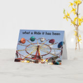 双子の誕生日それが乗っていたこと/おもしろいも カード (黄色い花)