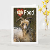 双子の誕生日ラブフード用ヤギ/あなたがもっと カード (黄色い花)