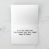 双子の誕生日 シーズンカード (内部)