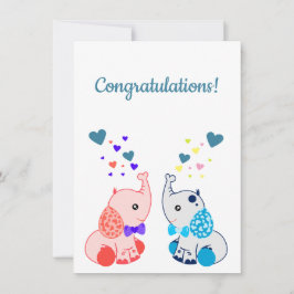 双子の誕生，男の子と女の子，おめでとう