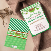 双子の豆の双子 誕生日 招待状