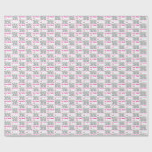 双子の贈り物ラップ、象、赤ちゃんシャワー ラッピングペーパー (フラット)