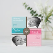 双子の赤ちゃんに感謝 :: 1SQを大切に 招待状 (スタンド正面)