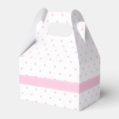 双子の赤ちゃんのシャワーの乳母車の引出物箱 フェイバーボックス (裏面サイド)