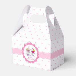 双子の赤ちゃんのシャワーの乳母車の引出物箱 フェイバーボックス
