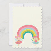 双子の赤ちゃんシャワーの招待状だ。 (裏面)