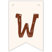 双子の赤ちゃんシャワー可愛いモンキーダブルトラブル バンティングフラッグ (第2の旗)