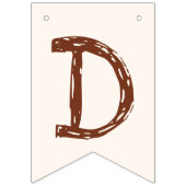 双子の赤ちゃんシャワー可愛いモンキーダブルトラブル バンティングフラッグ (第2の旗)