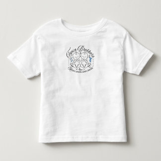 双子の赤ちゃん兄弟 トドラーTシャツ