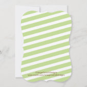 双子の赤ちゃん鳥 | ベビーシャワー招待状 招待状 (裏面)