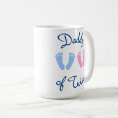 双子の足跡のパパ コーヒーマグカップ (正面右)