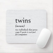 双子の辞書定義 マウスパッド (マウス)