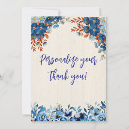 双子の開花 サンキューカード