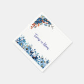 双子の開花 スタンダードカクテルナプキン (角)