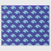 双子の開花 ラッピングペーパー (フラット)