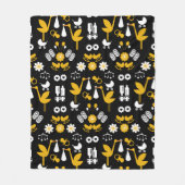 双子の非性茎の配信 フリースブランケット (正面)