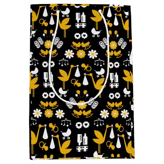 双子の非性茎の配信 ミディアムペーパーバッグ (正面)