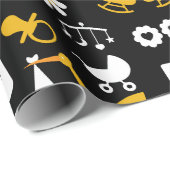 双子の非性茎の配信 ラッピングペーパー (ロールコーナー)